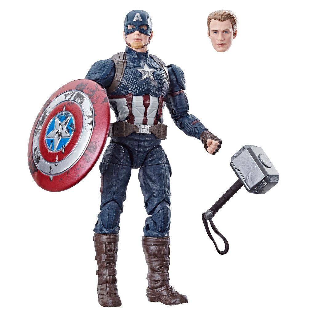 Avengers Endgame: Worthy Captain America Marvel Legends Figure by Hasbro -Hasbro - India - www.superherotoystore.com