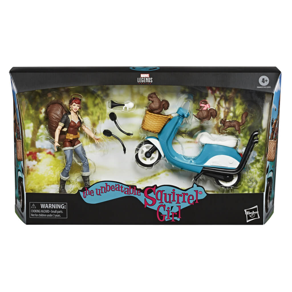 The Unbeatable Squirrel Girl with Vespa Vehicle Marvel Legends Figure by Hasbro -Hasbro - India - www.superherotoystore.com