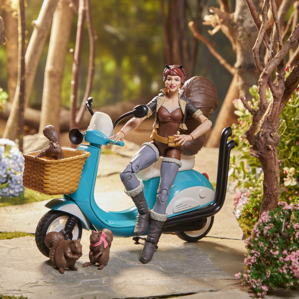 The Unbeatable Squirrel Girl with Vespa Vehicle Marvel Legends Figure by Hasbro -Hasbro - India - www.superherotoystore.com