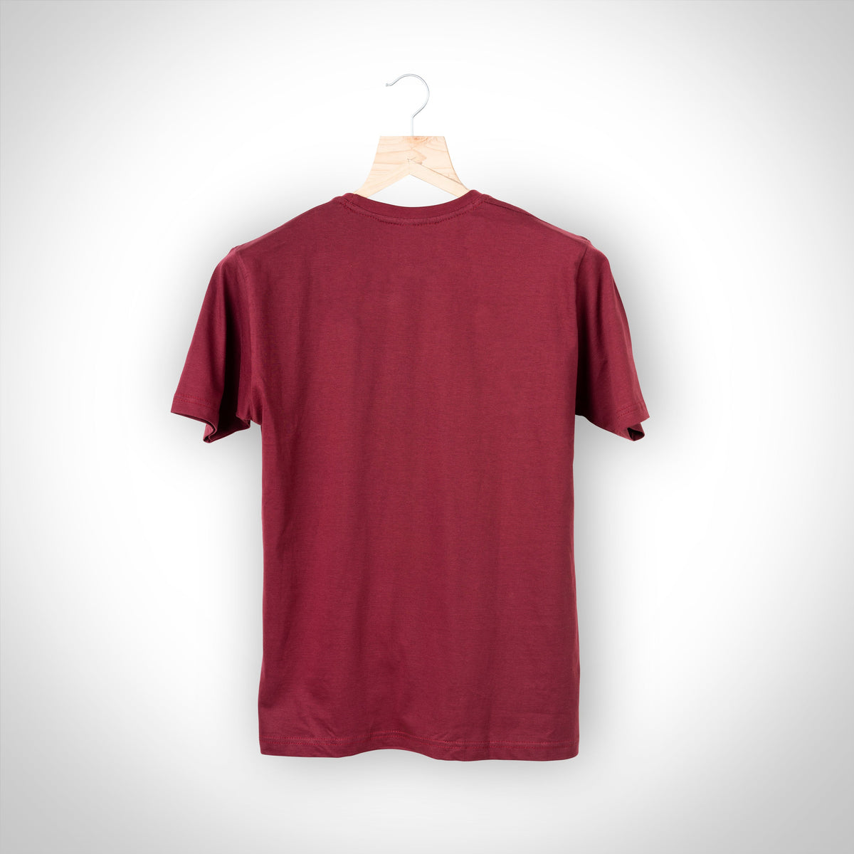 ISRO Maroon Classic ISRO logo T-Shirt -A47 - India - www.superherotoystore.com