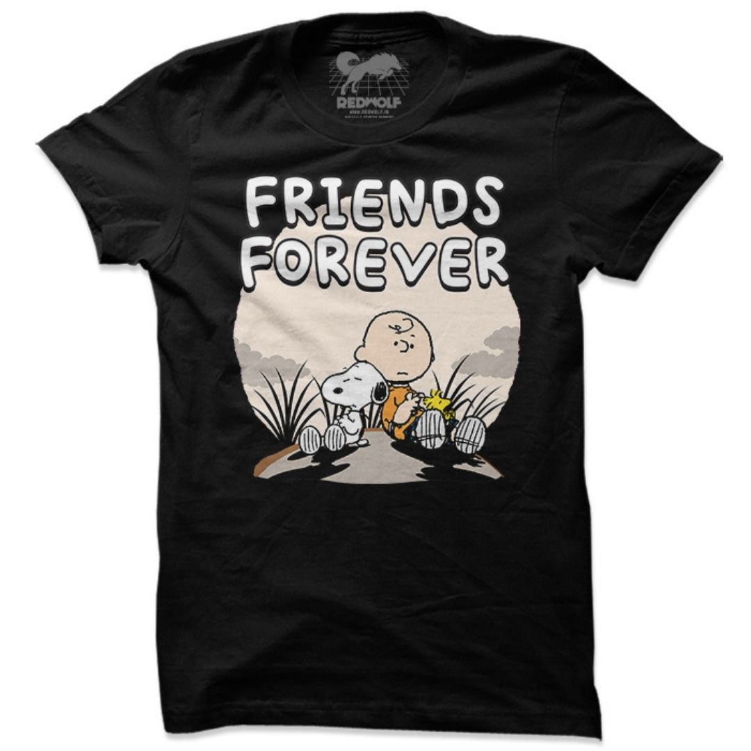 PEANUTS FRIENDS FOREVER PEANUTS OFFICIAL TSHIRT www