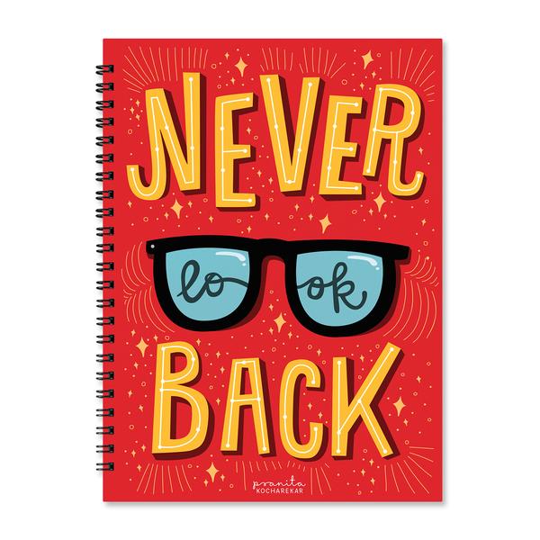 Never Look Back Notebook -Pranita Kocharekar - India - www.superherotoystore.com