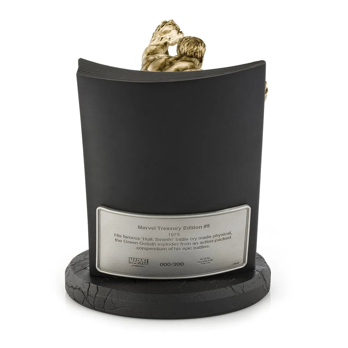 Hulk Marvel Treasury Edition #5 Limited Edition Gilt Statue by Royal Selangor -Royal Selangor - India - www.superherotoystore.com