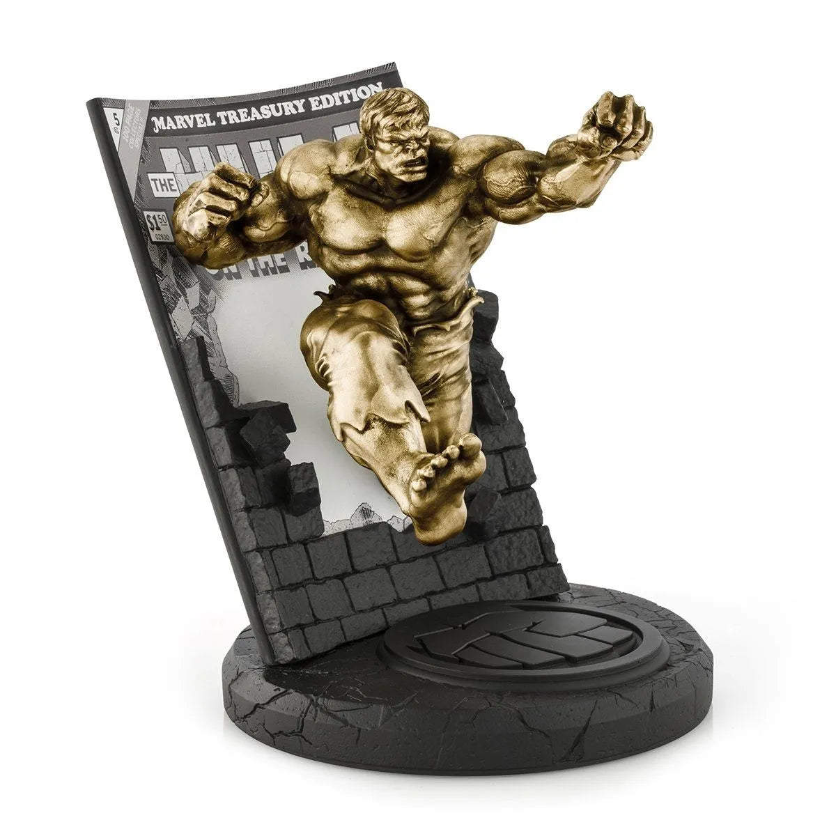 Hulk Marvel Treasury Edition #5 Limited Edition Gilt Statue by Royal Selangor -Royal Selangor - India - www.superherotoystore.com