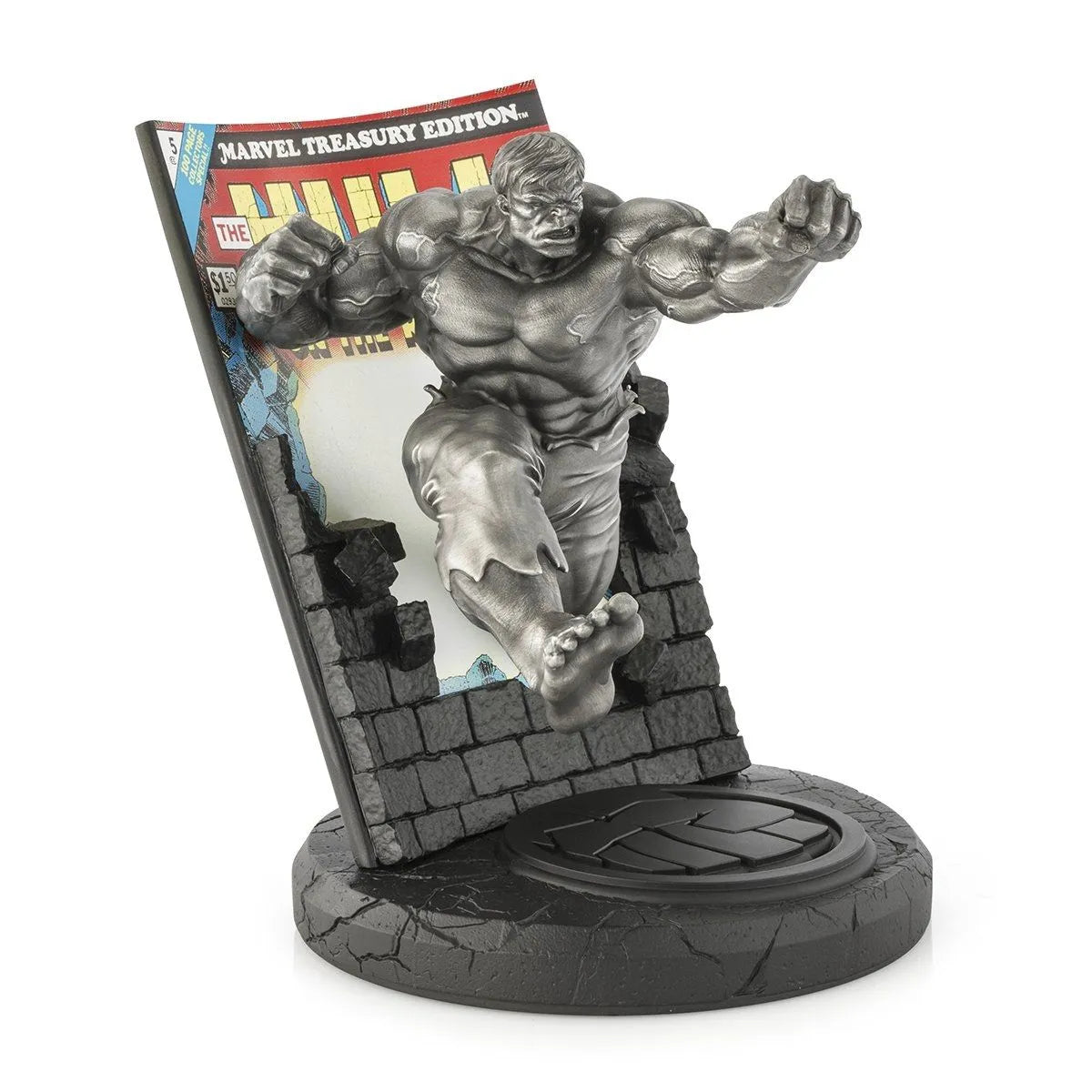 Hulk Marvel Treasury Edition #5 Limited Edition Metal Statue by Royal Selangor -Royal Selangor - India - www.superherotoystore.com