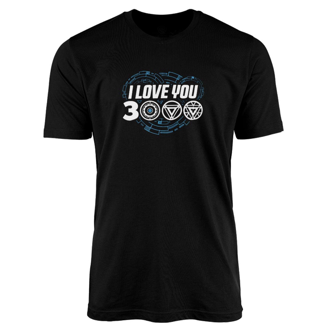 Iron Man Love you 3000 T-Shirt -Celfie Design - India - www.superherotoystore.com