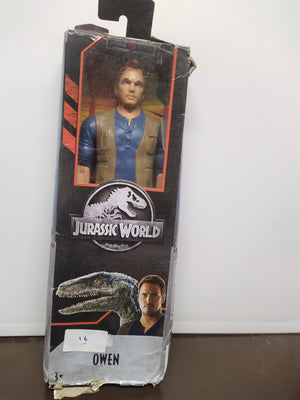 Jurassic World Owen 12-Inch Figure by Mattel (Damaged Box) -Superherotoystore.com - India - www.superherotoystore.com