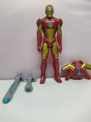 Marvel Avengers Titan Hero Series Blast Gear Iron Man Figure by Hasbro (Damaged Box) -Superherotoystore.com - India - www.superherotoystore.com