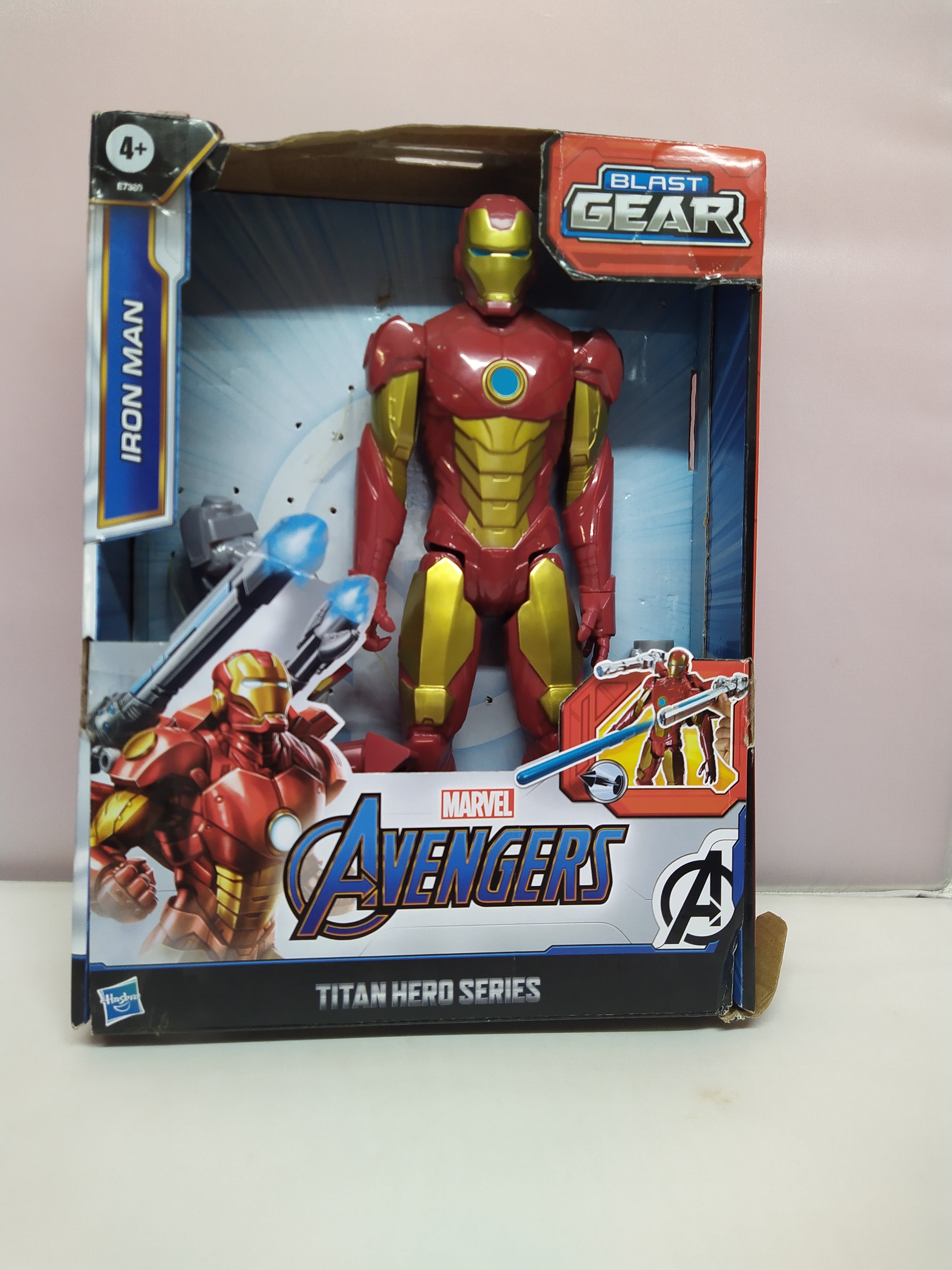 Hasbro Avengers Marvel Titan Hero Series Blast Gear Iron Man