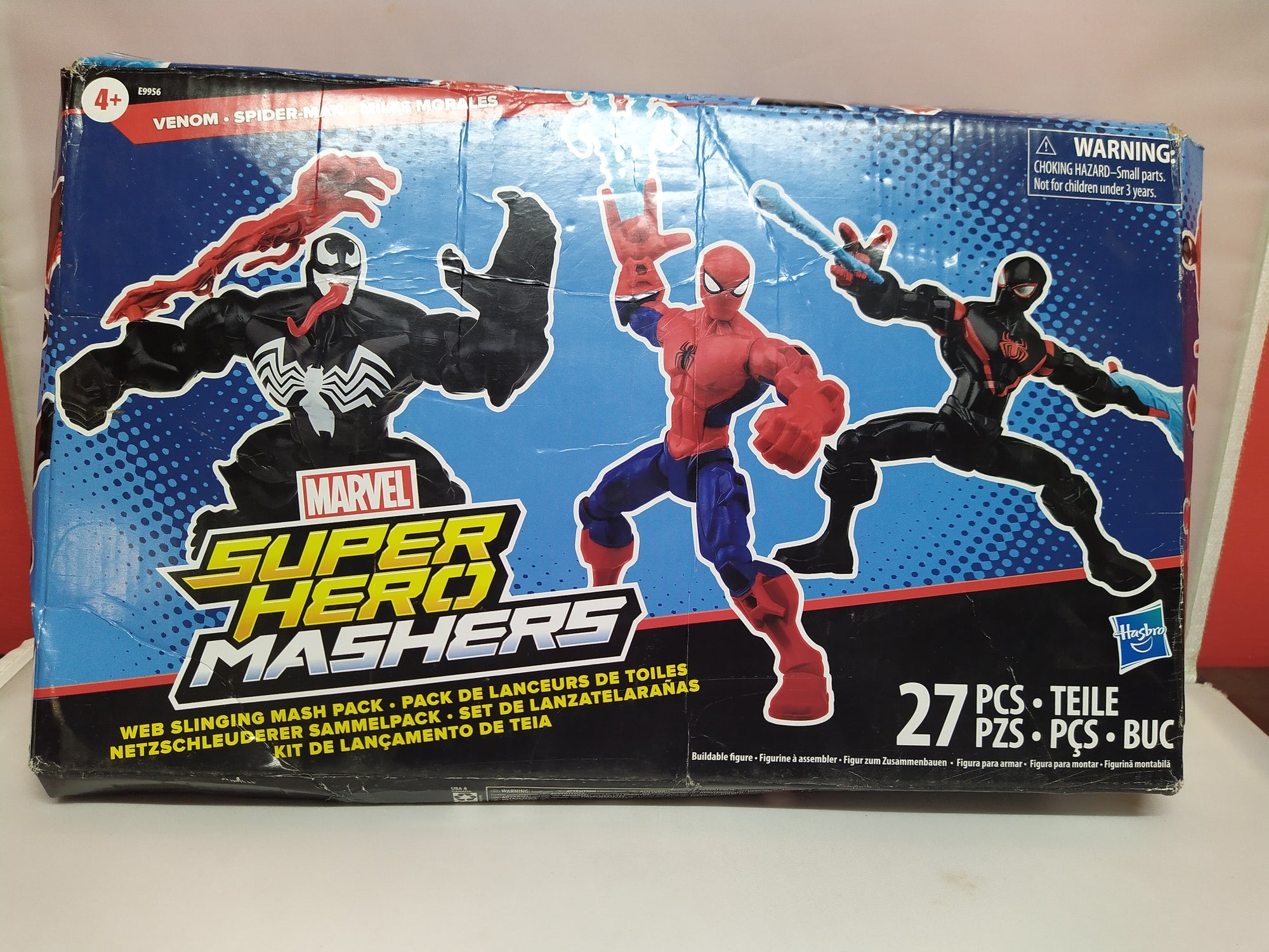 Marvel Comics Super Hero Mashers Web Slinging Mash Pack By Hasbro (One Character Missing) -Superherotoystore.com - India - www.superherotoystore.com