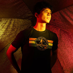 ISRO Black Classic T-Shirt -A47 - India - www.superherotoystore.com