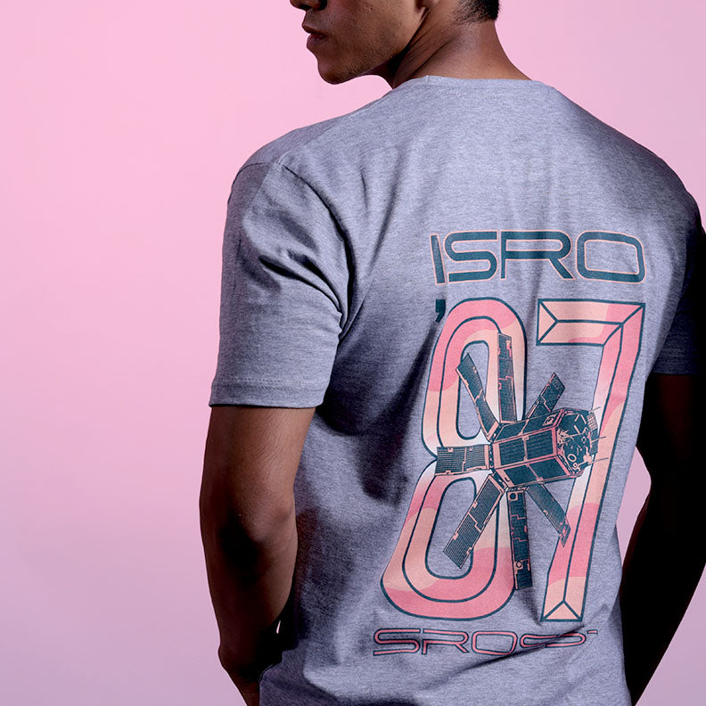 ISRO Grey SROSS-1 T-Shirt -A47 - India - www.superherotoystore.com