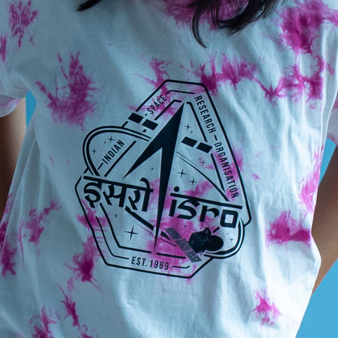 ISRO Staple Pink Tie Dye Oversized T-Shirt -A47 - India - www.superherotoystore.com