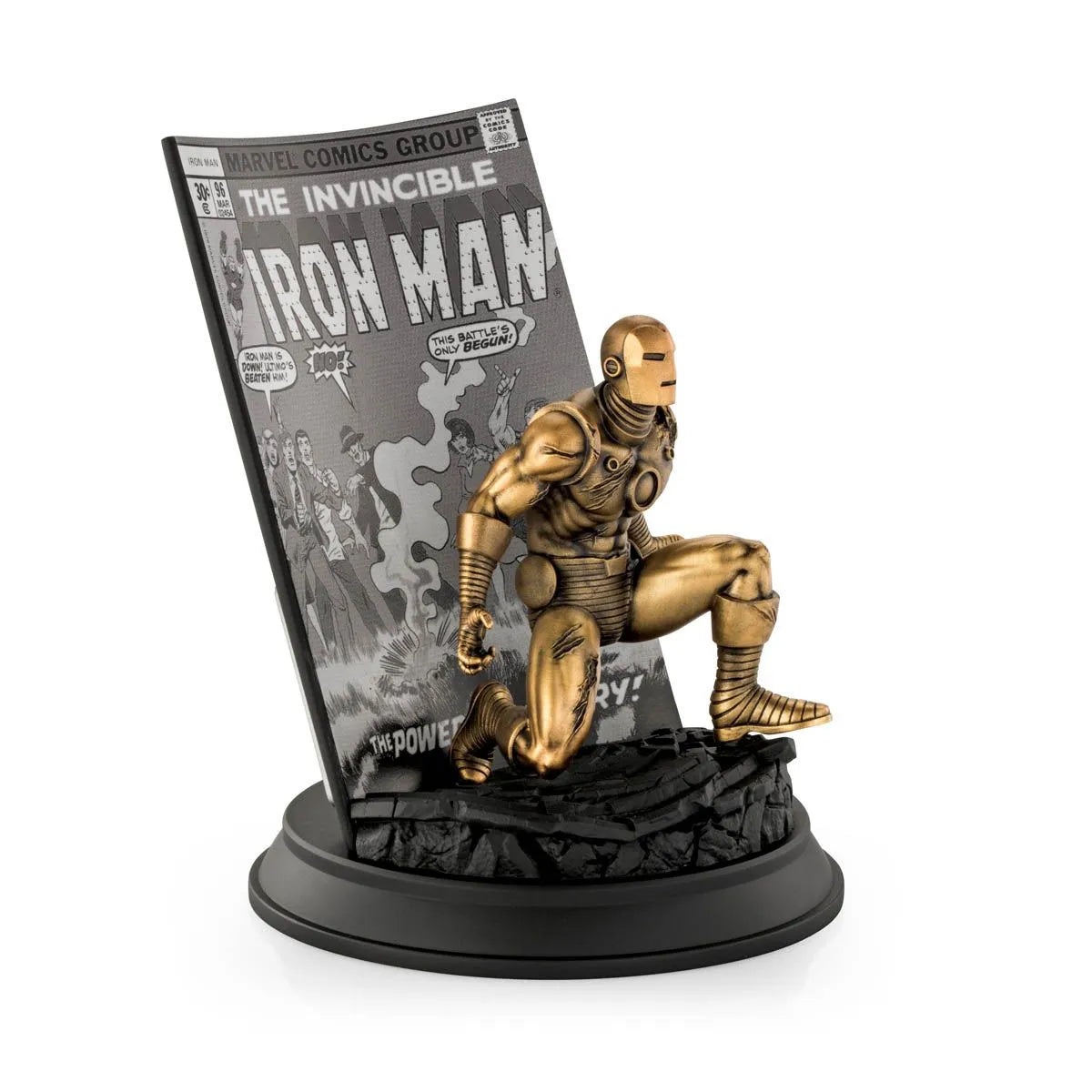 The Invincible Iron Man #96 Limited Edition Gilt Statue by Royal Selangor -Royal Selangor - India - www.superherotoystore.com