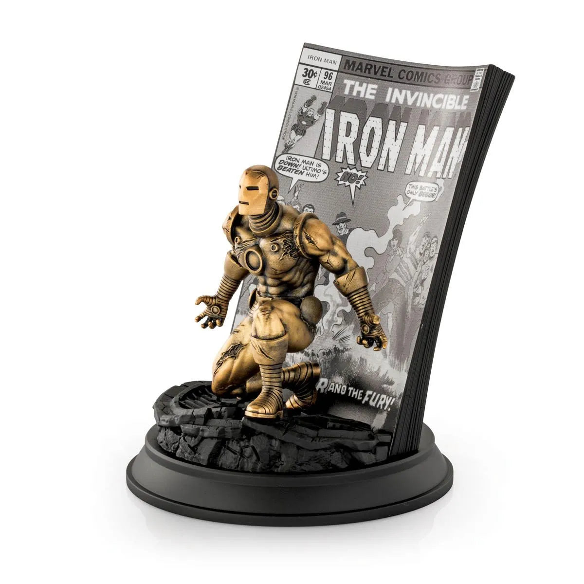 The Invincible Iron Man #96 Limited Edition Gilt Statue by Royal Selangor -Royal Selangor - India - www.superherotoystore.com