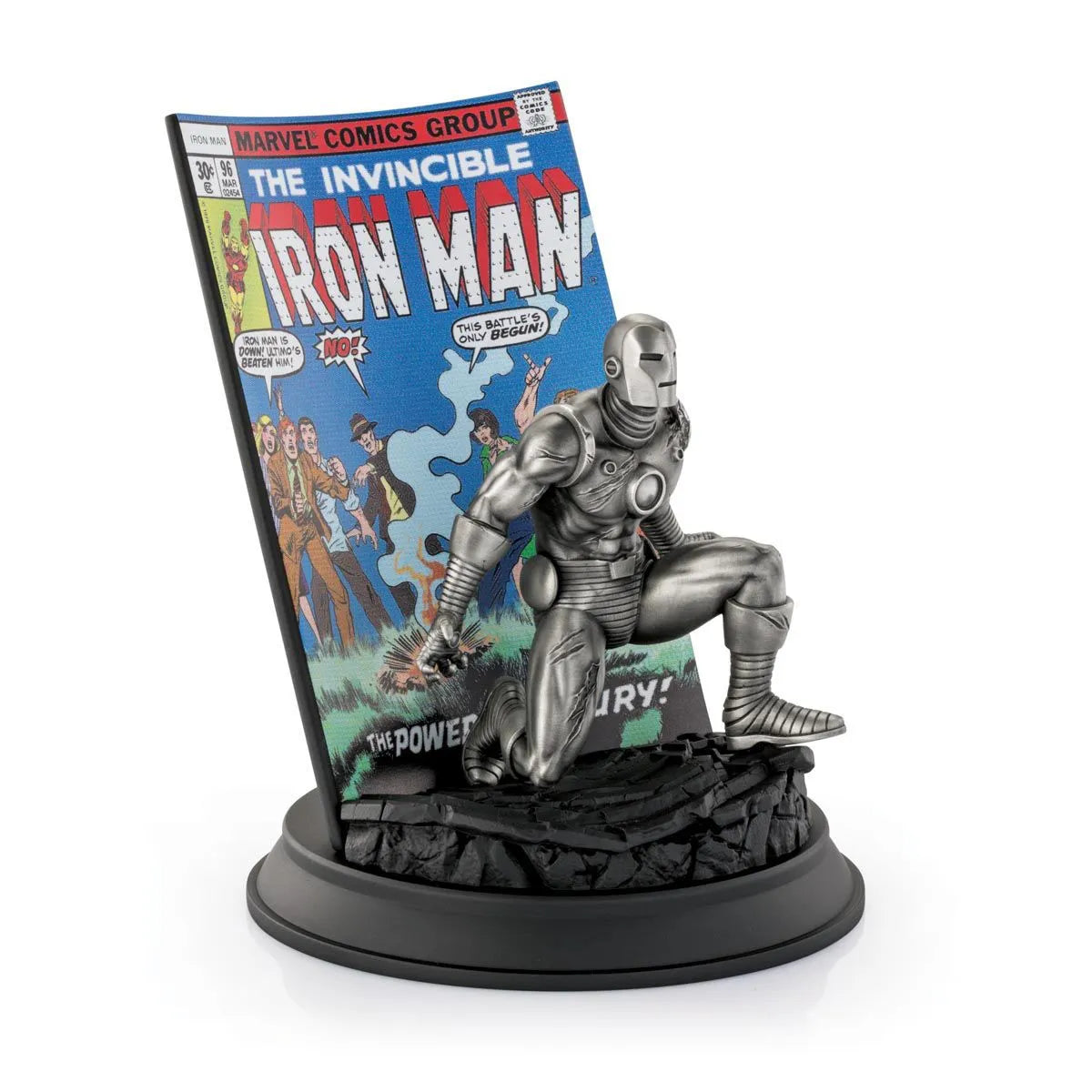 The Invincible Iron Man #96 Limited Edition Metal Statue by Royal Selangor -Royal Selangor - India - www.superherotoystore.com