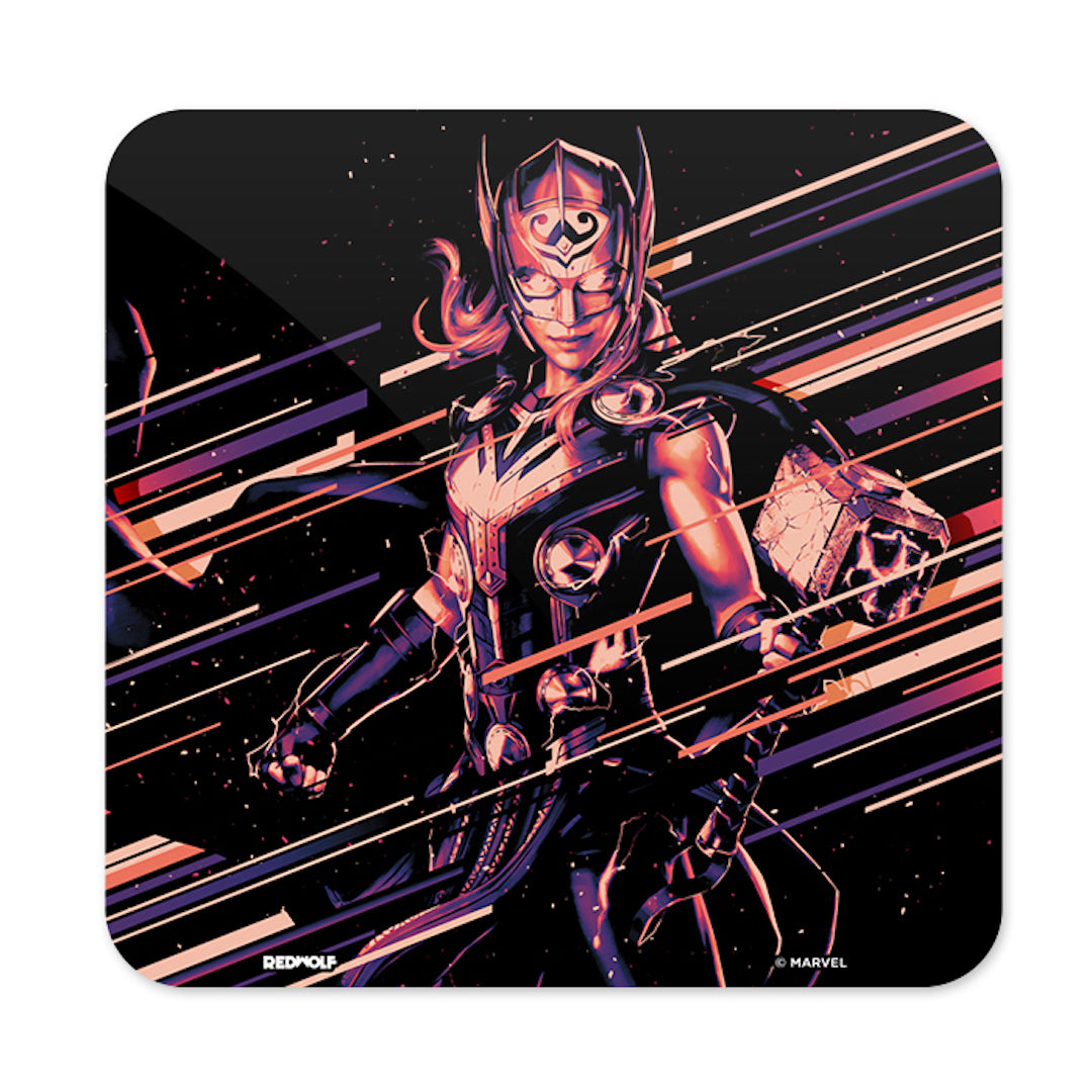 Jane: Stance - Marvel Official Coaster -Redwolf - India - www.superherotoystore.com