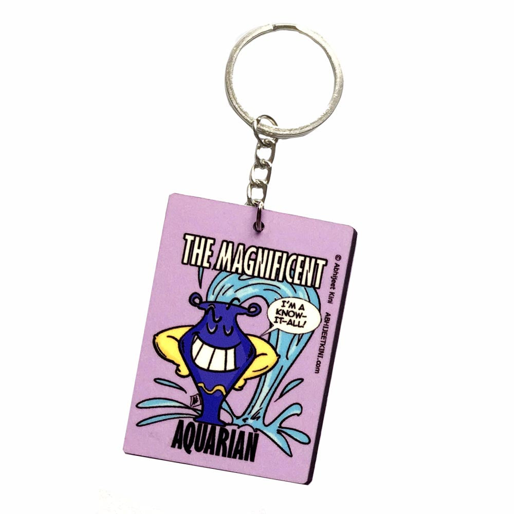 The Magnificent Aquarian Keychain -Kini Studios - India - www.superherotoystore.com