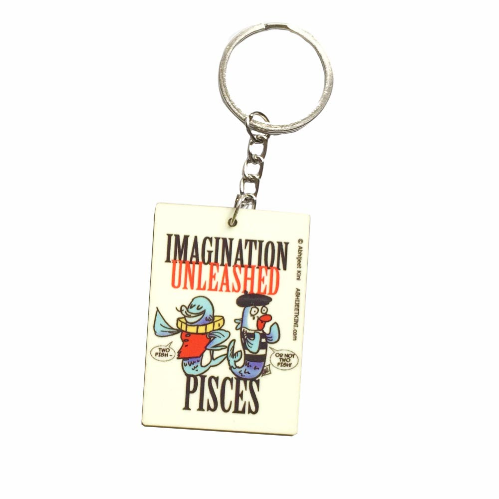 Imagination Unleashed Pisces Keychain -Kini Studios - India - www.superherotoystore.com