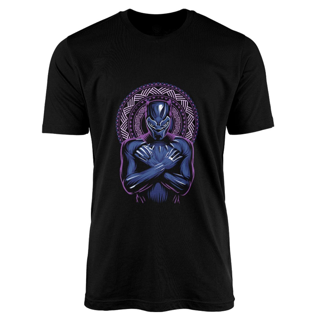 Black Panther King of Wakanda T-Shirt -Celfie Design - India - www.superherotoystore.com