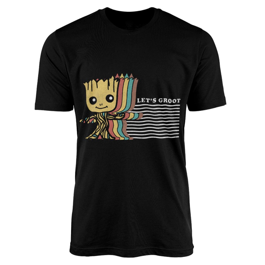 Guardians Of The Galaxy Lets Groot T-Shirt -Celfie Design - India - www.superherotoystore.com