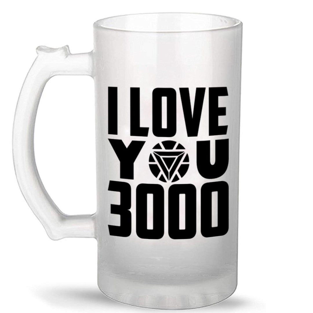 Love you 3000 - Party Mug -Celfie Design - India - www.superherotoystore.com