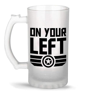 On your left - Party Mug -Celfie Design - India - www.superherotoystore.com