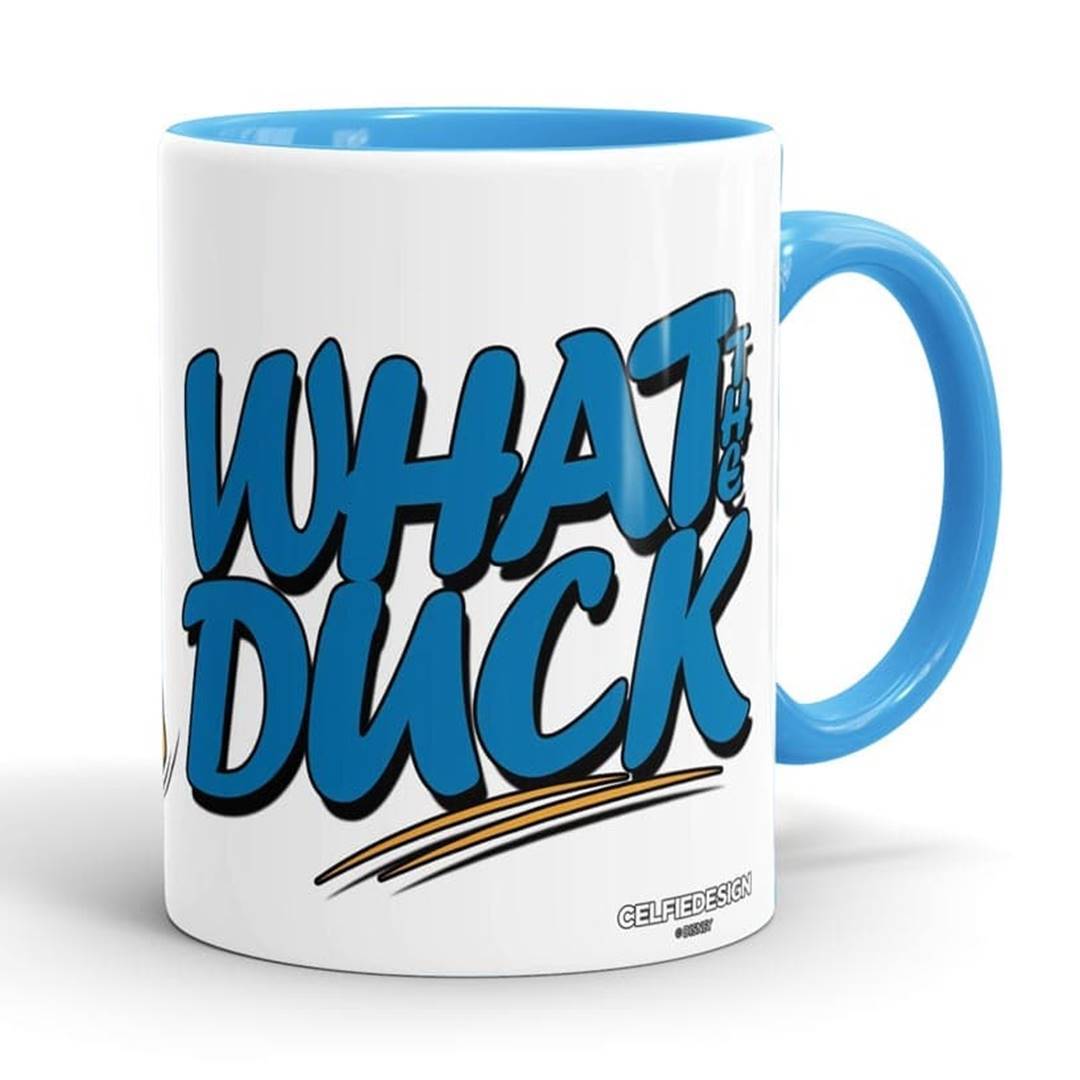 What The Duck - Coffee Mug -Celfie Design - India - www.superherotoystore.com