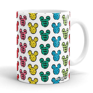 Colorful Mickey Stamps - Coffee Mug -Celfie Design - India - www.superherotoystore.com