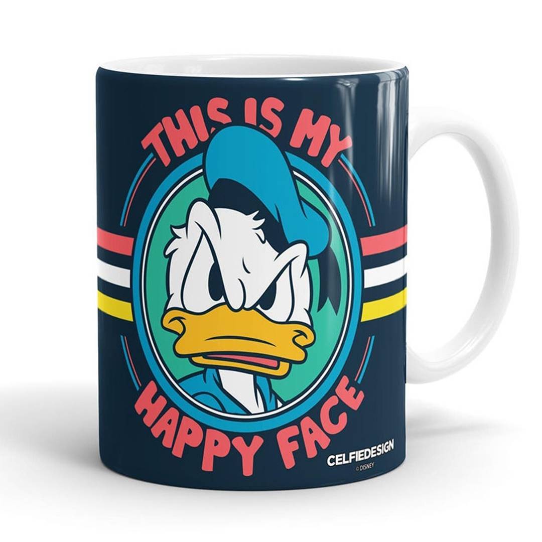 Donalds Happy Face - Coffee Mug -Celfie Design - India - www.superherotoystore.com
