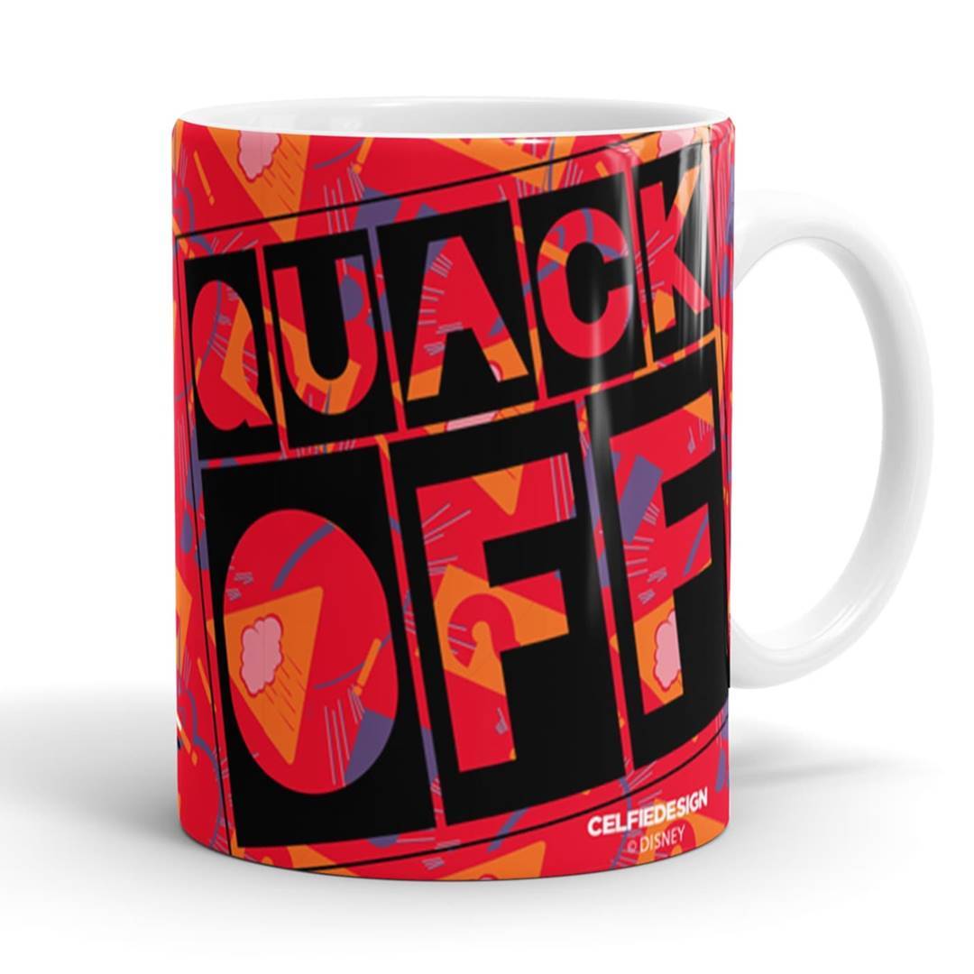 Donald Quack Off - Coffee Mug -Celfie Design - India - www.superherotoystore.com