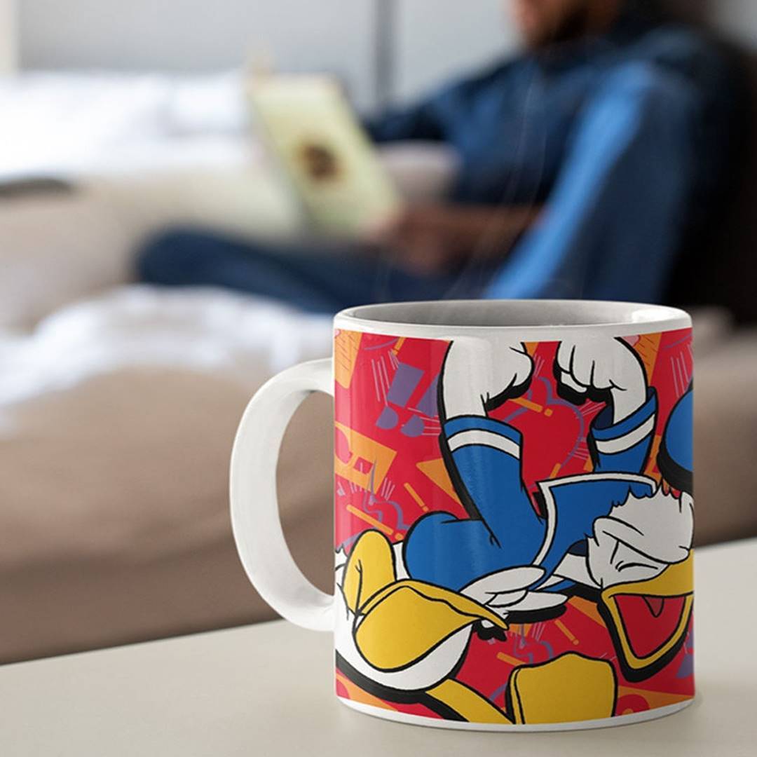 Donald Quack Off - Coffee Mug -Celfie Design - India - www.superherotoystore.com