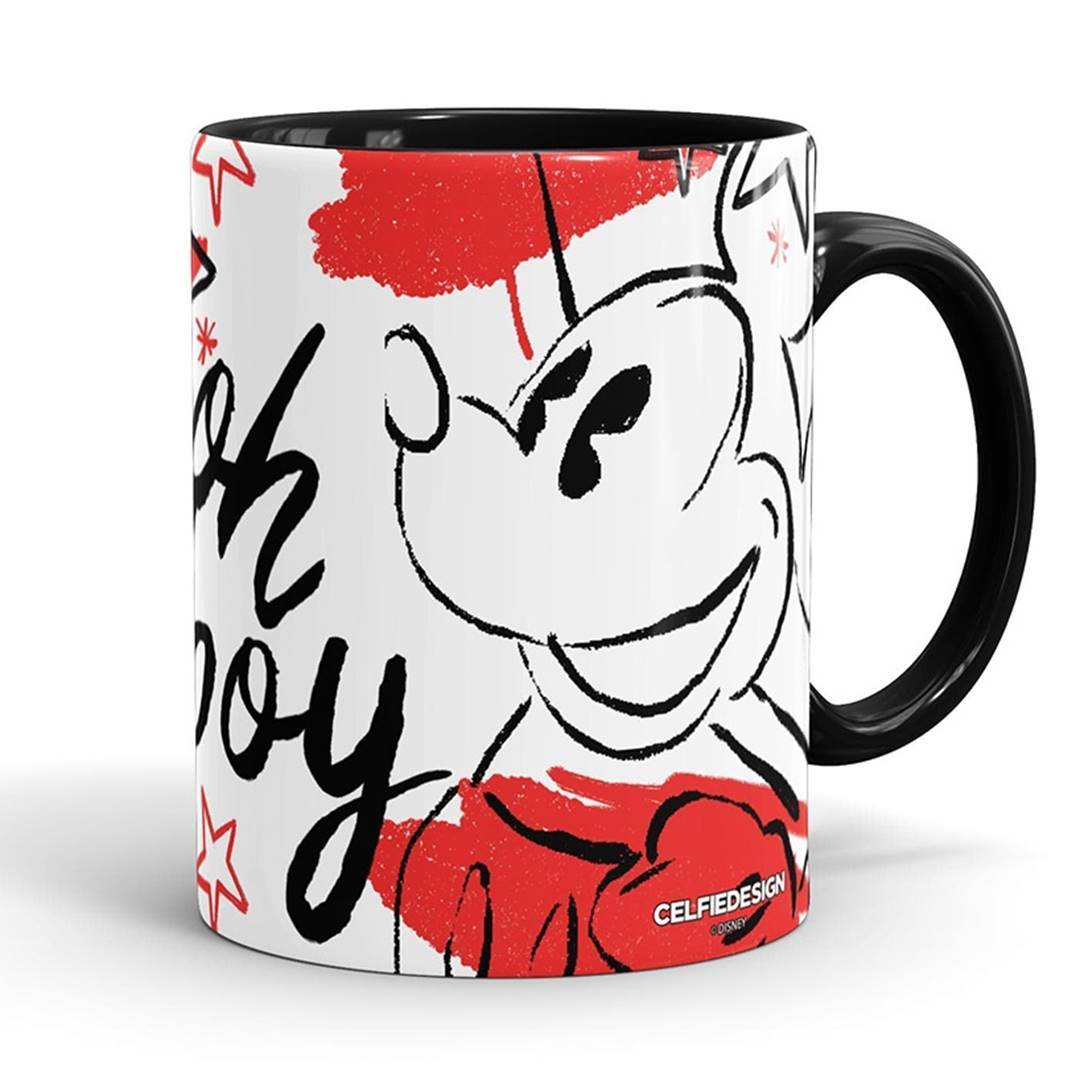 Oh Boy Mickey - Coffee Mug -Celfie Design - India - www.superherotoystore.com