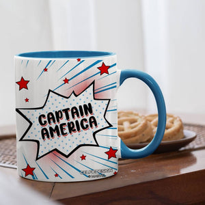Captain Comic Kawaii - Coffee Mug -Celfie Design - India - www.superherotoystore.com
