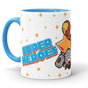 First Avengers Kawaii - Coffee Mug -Celfie Design - India - www.superherotoystore.com