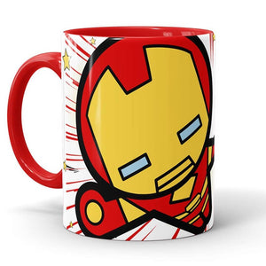 Ironman Comic Kawaii - Coffee Mug -Celfie Design - India - www.superherotoystore.com