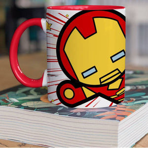 Ironman Comic Kawaii - Coffee Mug -Celfie Design - India - www.superherotoystore.com