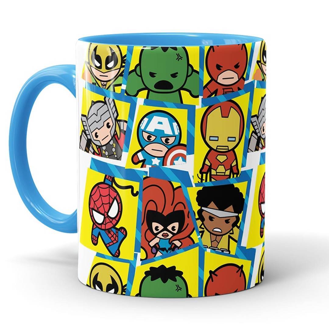 Marvel Heroes Kawaii - Coffee Mug -Celfie Design - India - www.superherotoystore.com