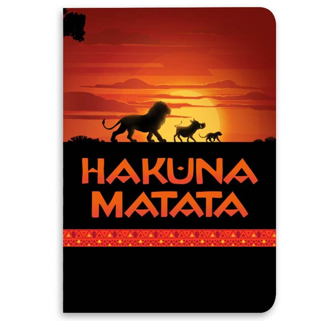 Hakuna Matata Notebook -Celfie Design - India - www.superherotoystore.com