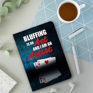 Art of Bluffing Notebook -Celfie Design - India - www.superherotoystore.com