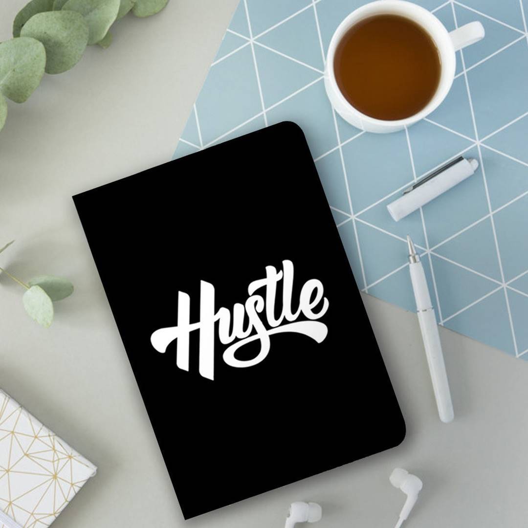 Hustle Black Notebook -Celfie Design - India - www.superherotoystore.com