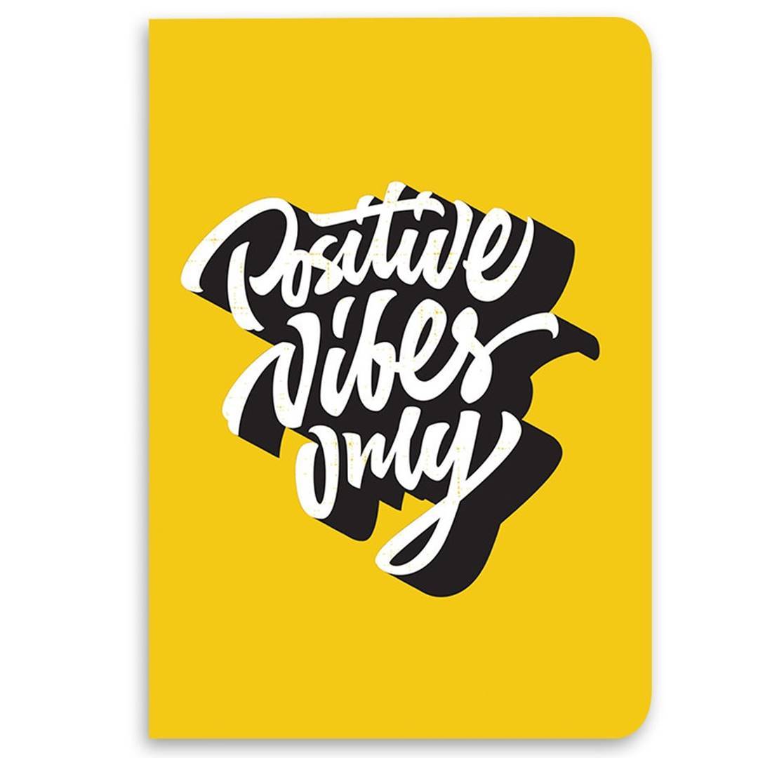 Positive Vibes only Notebook -Celfie Design - India - www.superherotoystore.com