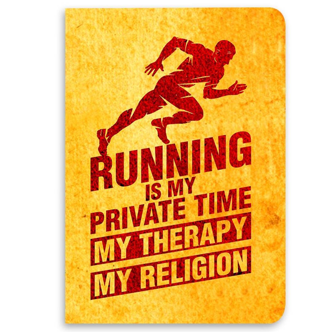 Religion Of Running Notebook -Celfie Design - India - www.superherotoystore.com