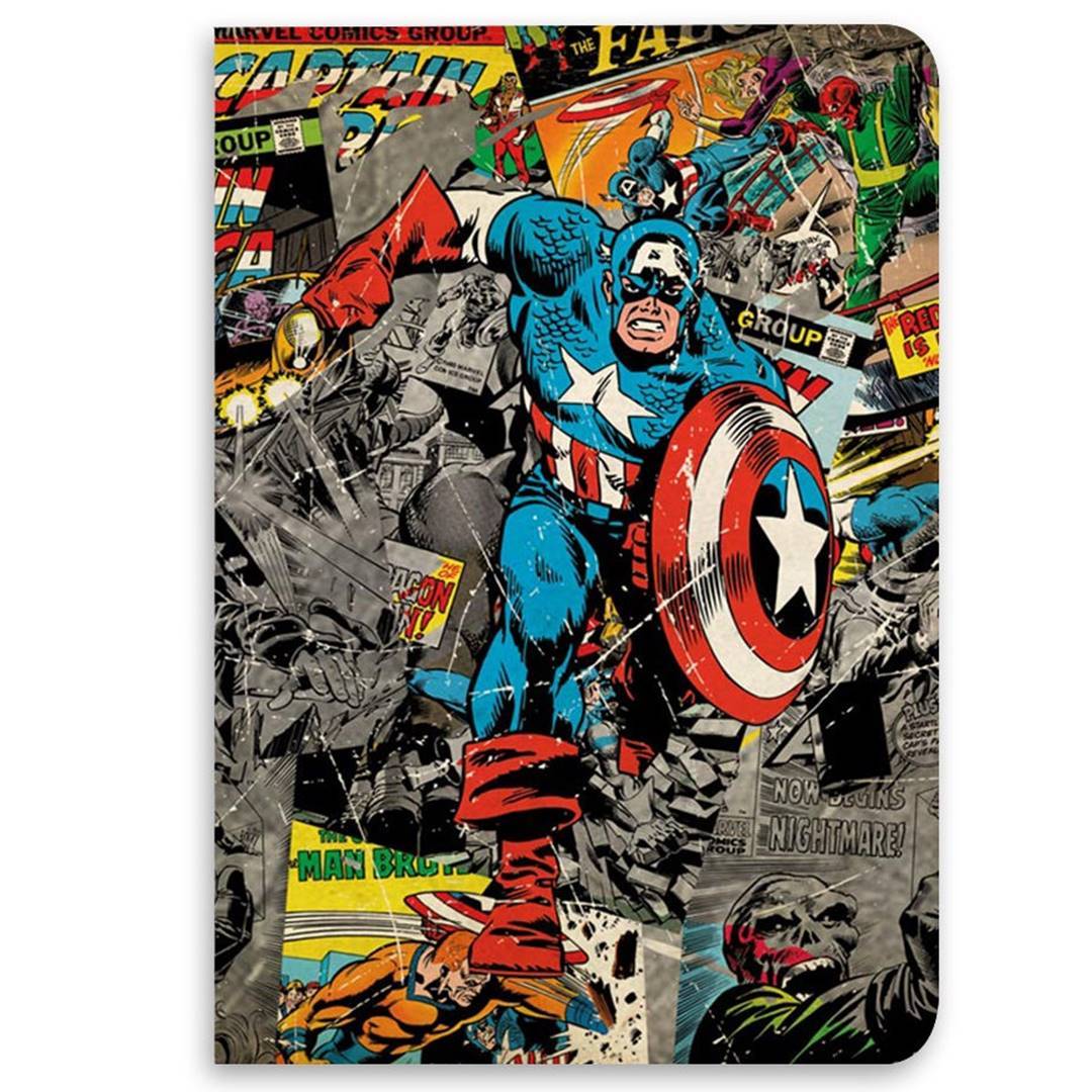 Comic Captain America Notebook -Celfie Design - India - www.superherotoystore.com