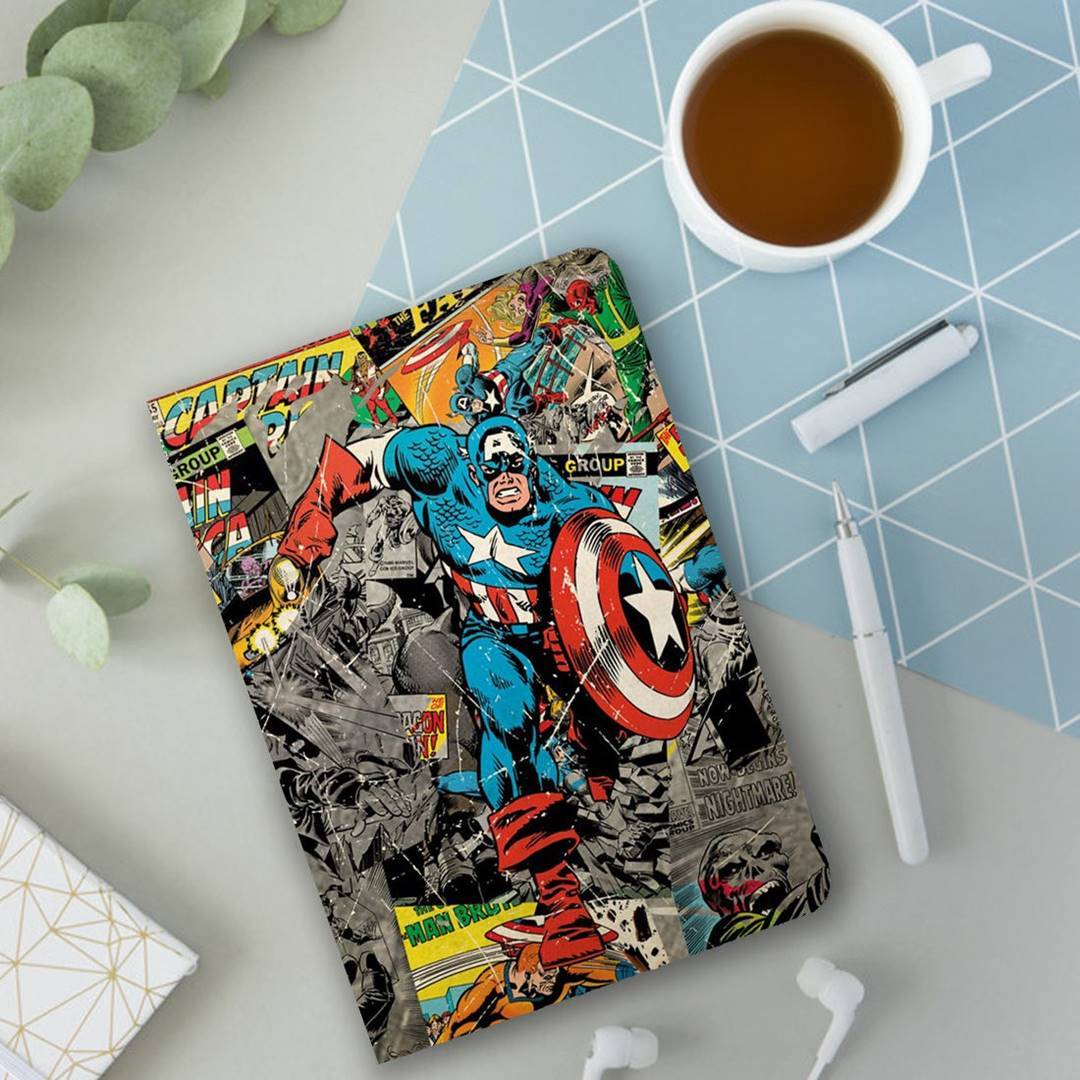 Comic Captain America Notebook -Celfie Design - India - www.superherotoystore.com