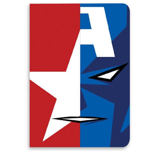 Face Focus Captain America Notebook -Celfie Design - India - www.superherotoystore.com
