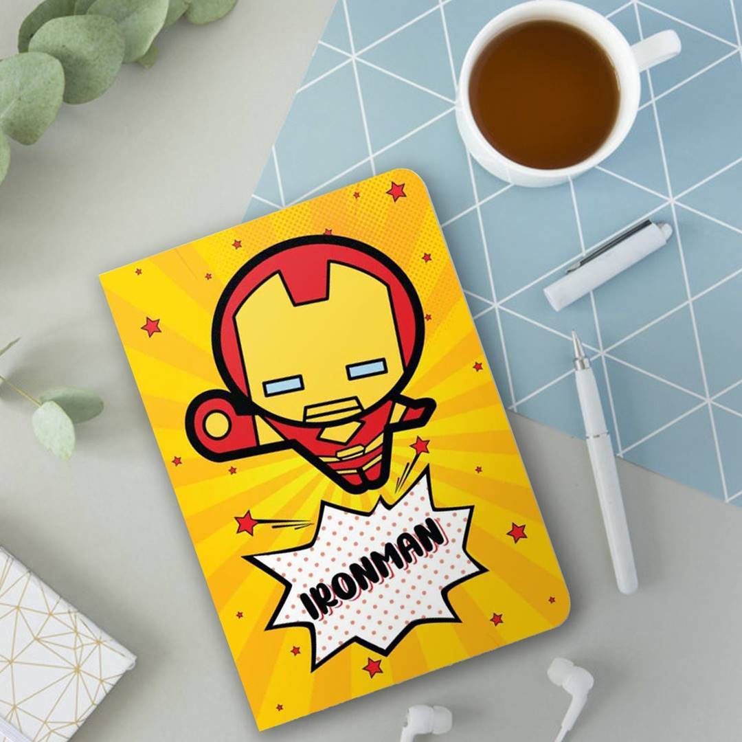 Ironman Kawaii Notebook -Celfie Design - India - www.superherotoystore.com