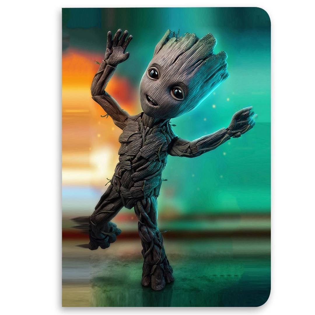 Baby Groot Dance Notebook -Celfie Design - India - www.superherotoystore.com