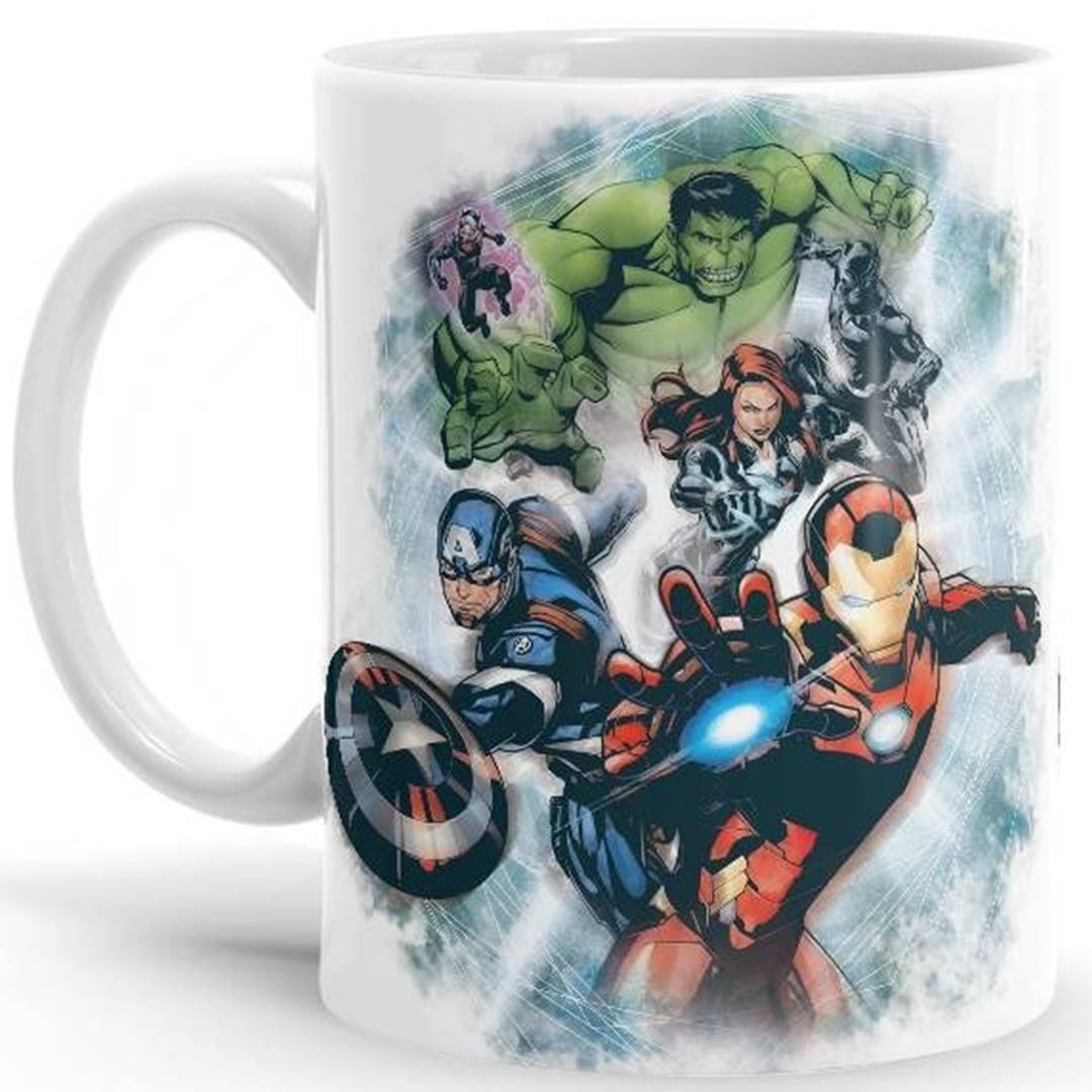 Classic Avengers - Marvel Official Mug -Redwolf - India - www.superherotoystore.com