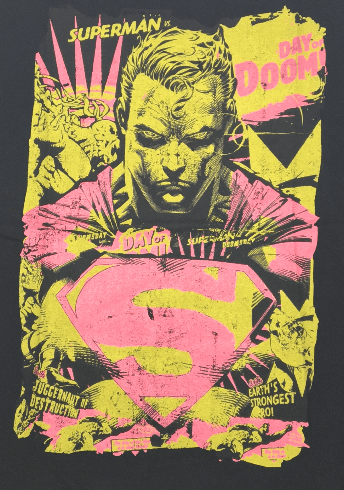 Superman Black T-Shirt by Bio World -Bio World - India - www.superherotoystore.com